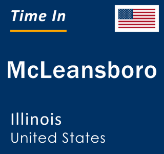 Current local time in McLeansboro, Illinois, United States