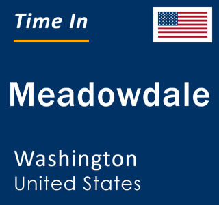 Current local time in Meadowdale, Washington, United States