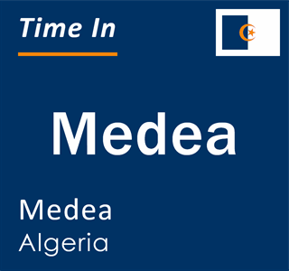 Current local time in Medea, Medea, Algeria