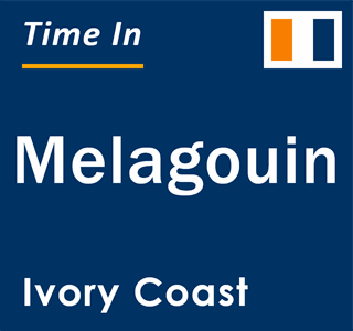 Current local time in Melagouin, Ivory Coast