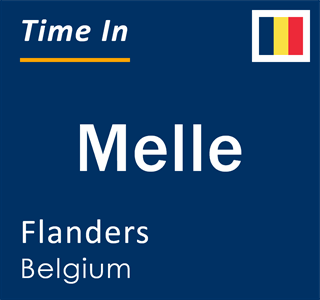 Current local time in Melle, Flanders, Belgium