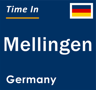 Current local time in Mellingen, Germany