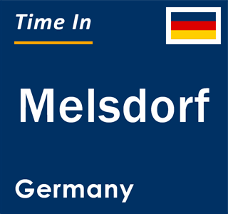 Current local time in Melsdorf, Germany