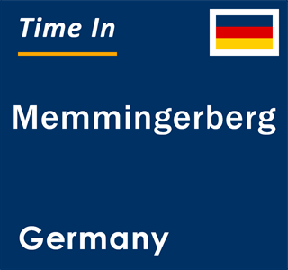 Current local time in Memmingerberg, Germany