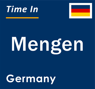 Current local time in Mengen, Germany