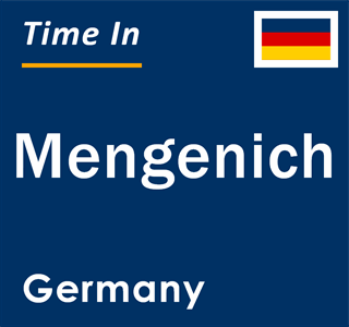 Current local time in Mengenich, Germany