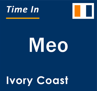 Current local time in Meo, Ivory Coast