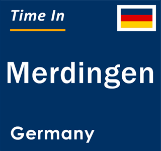 Current local time in Merdingen, Germany