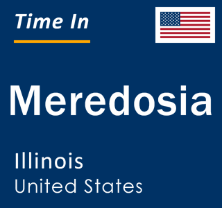 Current local time in Meredosia, Illinois, United States