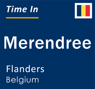 Current local time in Merendree, Flanders, Belgium