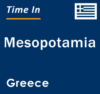 Current local time in Mesopotamia, Greece