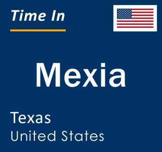 Current local time in Mexia, Texas, United States