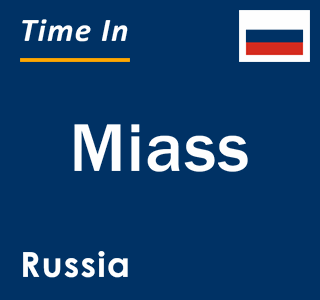 Current local time in Miass, Russia