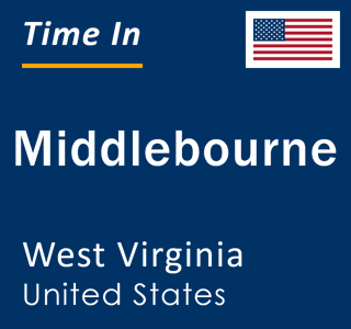 Current local time in Middlebourne, West Virginia, United States