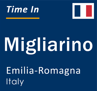 Current local time in Migliarino, Emilia-Romagna, Italy