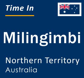 Current local time in Milingimbi, Northern Territory, Australia