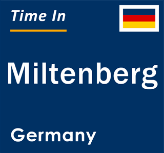 Current local time in Miltenberg, Germany