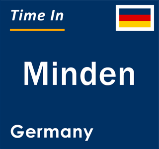 Current local time in Minden, Germany