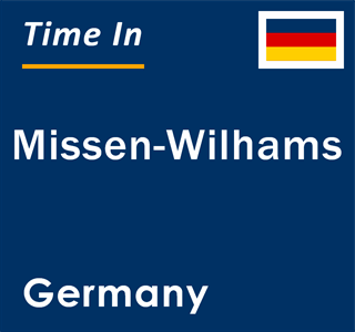 Current local time in Missen-Wilhams, Germany