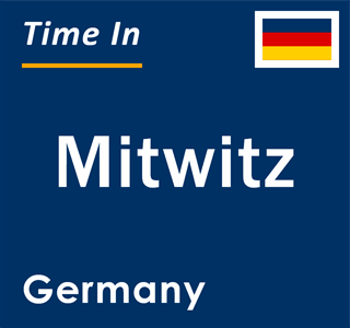 Current local time in Mitwitz, Germany