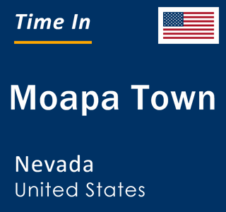 Current local time in Moapa Town, Nevada, United States