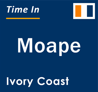 Current local time in Moape, Ivory Coast