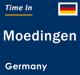 Current local time in Moedingen, Germany