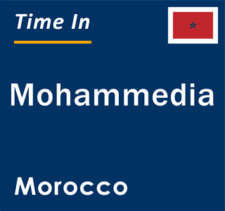 Current local time in Mohammedia, Morocco