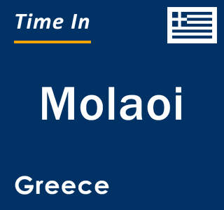 Current local time in Molaoi, Greece