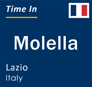 Current local time in Molella, Lazio, Italy