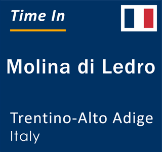 Current local time in Molina di Ledro, Trentino-Alto Adige, Italy