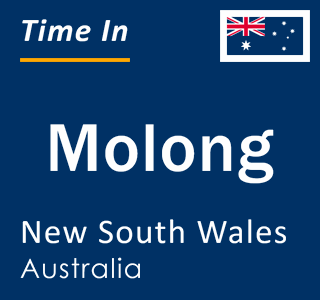 Current local time in Molong, New South Wales, Australia