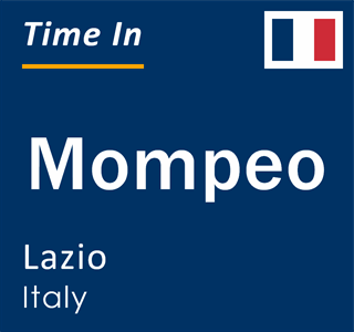 Current local time in Mompeo, Lazio, Italy