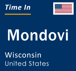 Current local time in Mondovi, Wisconsin, United States