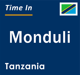 Current local time in Monduli, Tanzania