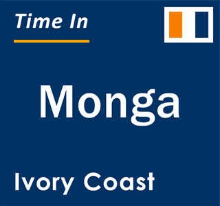 Current local time in Monga, Ivory Coast