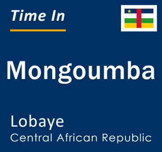 Current local time in Mongoumba, Lobaye, Central African Republic