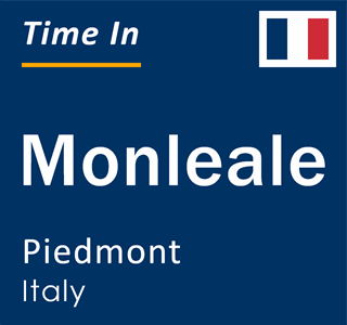 Current local time in Monleale, Piedmont, Italy