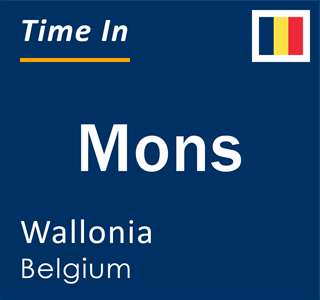 Current local time in Mons, Wallonia, Belgium