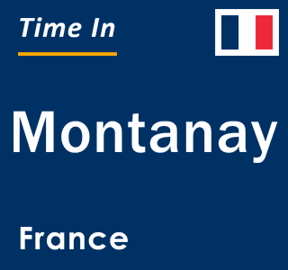 Current local time in Montanay, France