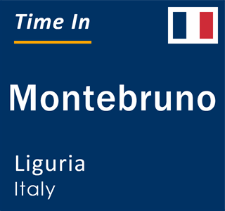 Current local time in Montebruno, Liguria, Italy