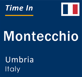 Current local time in Montecchio, Umbria, Italy