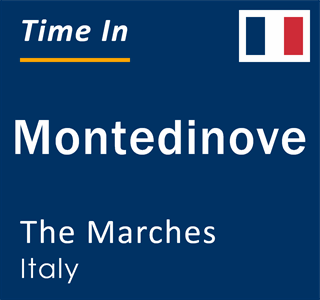 Current local time in Montedinove, The Marches, Italy