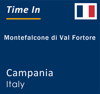 Current local time in Montefalcone di Val Fortore, Campania, Italy