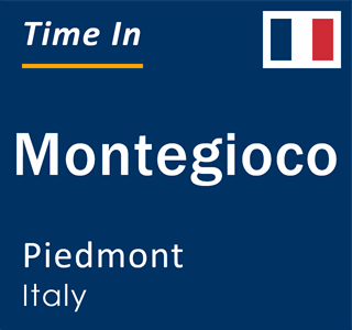 Current local time in Montegioco, Piedmont, Italy