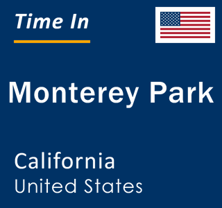 Current local time in Monterey Park, California, United States