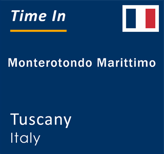 Current local time in Monterotondo Marittimo, Tuscany, Italy