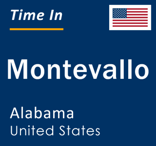 Current local time in Montevallo, Alabama, United States