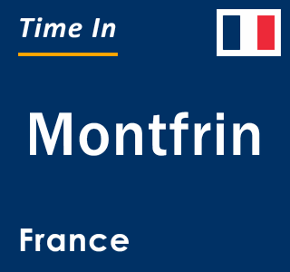 Current local time in Montfrin, France