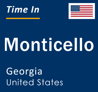 Current local time in Monticello, Georgia, United States